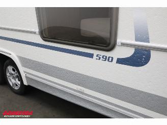 Fendt  Platin 590 Caravan Tandemasser Dwarsbed Rondzit Dakairco picture 10