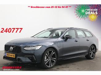 uszkodzony samochody osobowe Volvo V-90 T8 Plug-in hybrid AWD Ultra Dark Pano LED ACC B&W 360° Memory AHK 2025/7