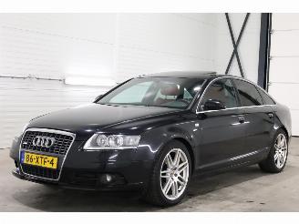uszkodzony samochody osobowe Audi A6 Limousine 3.2 FSI Quattro Aut. Leder Schuifdak Memory Xenon Navi Clima Crusie 149.871 km! 2008/2