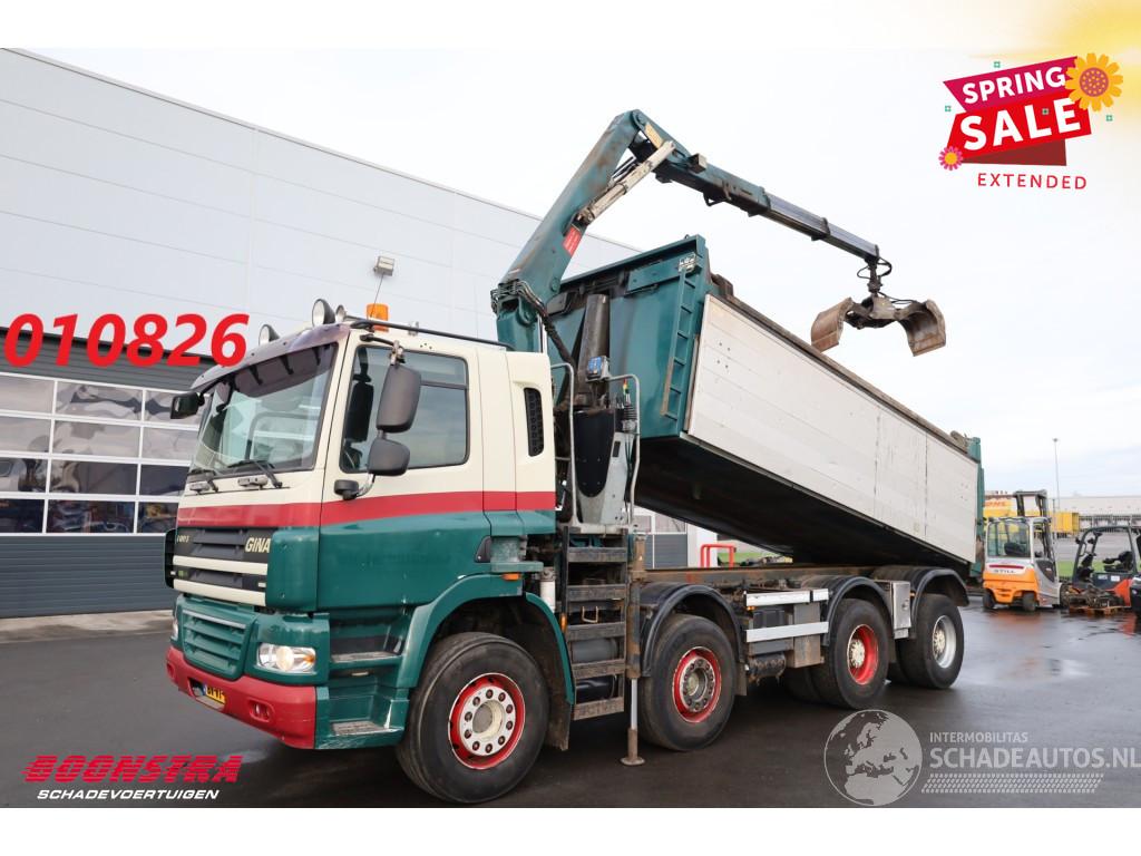 GINAF  4241 S 8X4 Kipper HMF 1643 Z2 Kran Euro 5