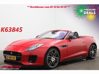 damaged passenger cars Jaguar F-type 2.0T Chequered Flag Meridian Memory Leder LED Apple Camera LRHZ SHZ 2019/7