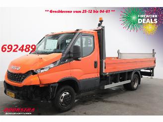 damaged commercial vehicles Iveco Daily 35C14H Hi-Matic Pritsche Airco AHK LBW 2022/10