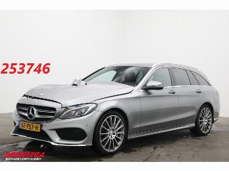 damaged passenger cars Mercedes C-klasse Estate 300 CDI HYBRID Prestige AMG LED Leder Burmester SHZ PDC 2015/8