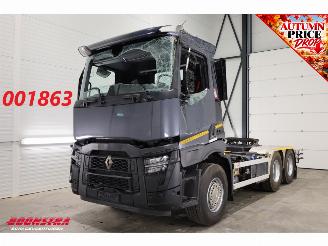 Voiture accidenté Renault C 480 ACC 2X PTO Hydrauliek AJK Kip / Schiebe 6X4 144.786 km! 2023/4