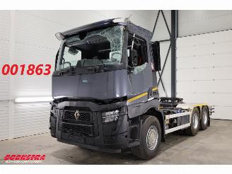 Schade vrachtwagen Renault C 480 ACC 2X PTO Hydrauliek AJK Kip / Schiebe 6X4 144.786 km! 2023/4