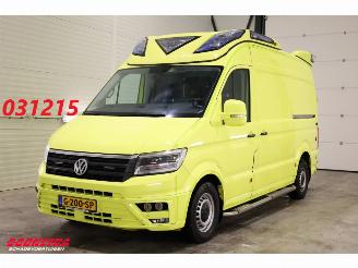 voitures fourgonnettes/vécules utilitaires Volkswagen Crafter 2.0 TDI 175 PK DSG Ambulance RTW LED Leder Luchtvering Cruise PDC 2019/11