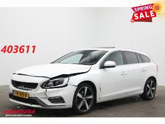 Avarii autoturisme Volvo V-60 2.0 T4 Aut. R-Design Schuifdak Leder Navi Clima Cruise Camera SHZ PDC AHK 2018/9