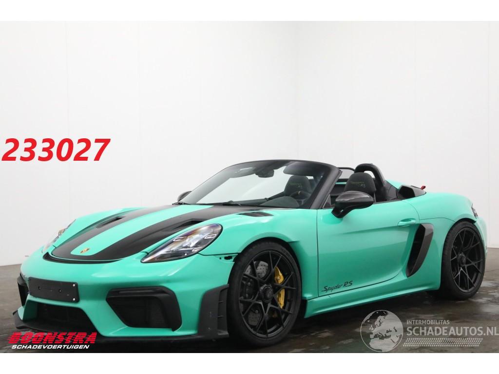 Porsche 718 Spyder RS Weissach PCCB Sport Chrono Lift Camera 1.610 km!!