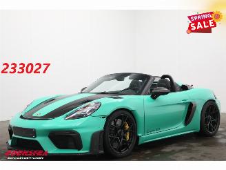 Voiture accidenté Porsche 718 Spyder RS Weissach PCCB Chrono Lift PTS 227 Lightergreen 2024/3
