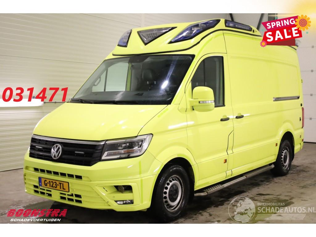 Volkswagen Crafter 2.0 TDI 175 PK DSG Ambulance RTW 2X Schuifdeur Leder Lucht 360° Camera