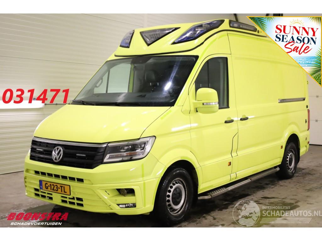 Volkswagen Crafter 2.0 TDI 175 PK DSG Ambulance RTW 2X Schuifdeur Leder Lucht 360° Camera