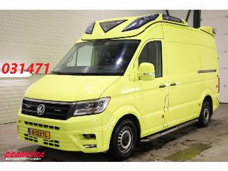 voitures fourgonnettes/vécules utilitaires Volkswagen Crafter 2.0 TDI 175 PK DSG Ambulance RTW 2X Schuifdeur Leder Lucht 360° Camera 2019/12