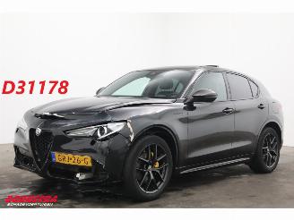 Unfallwagen Alfa Romeo Stelvio 2.0 Ti Q4 AWD Veloce Schuifdak H/K Memory ACC Leder Apple/Android LRHZ Camera 2022/4