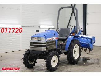 krockskadad bil machine Iseki  TM15 11 KW Minitraktor + Frees 419 Uur! 2002