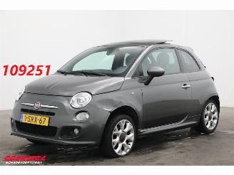 uszkodzony samochody osobowe Fiat 500 S 0.9 TwinAir Aut. Sport Schuifdak Leder Clima Camera 142.002 km! 2013/12
