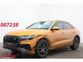 skadebil auto Audi Q8 55 TFSI e Quattro S-Line Pano LED ACC B&O HUD 360° Lucht AHK 2023/2