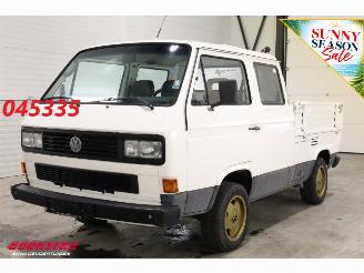 Käytettyjen commercial vehicles Volkswagen Transporter T3 1.7 D Pritsche DoKa 6-Pers AHK 1990/8