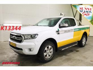 Schade bestelwagen Ford Ranger 2.0 EcoBlue Limited Super Cab Leder ACC Navi Clima Camera SHZ AHK 2020/11