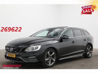 Auto incidentate Volvo V-60 2.4 D6 AWD Plug-In Hybrid R-Design Schuifdak ACC Memory Camera LRHZ SHZ AHK 2015/4