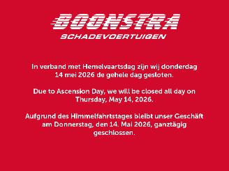 skadebil auto   Hemelvaartsdag gesloten 
