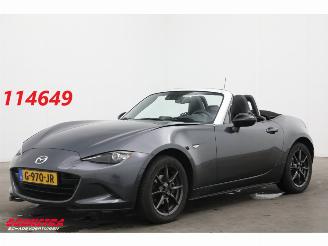 krockskadad bil auto Mazda MX-5 1.5 SkyActiv-G 131 GT-M Leder Navi Clima Cruise SHZ PDC 2016/6