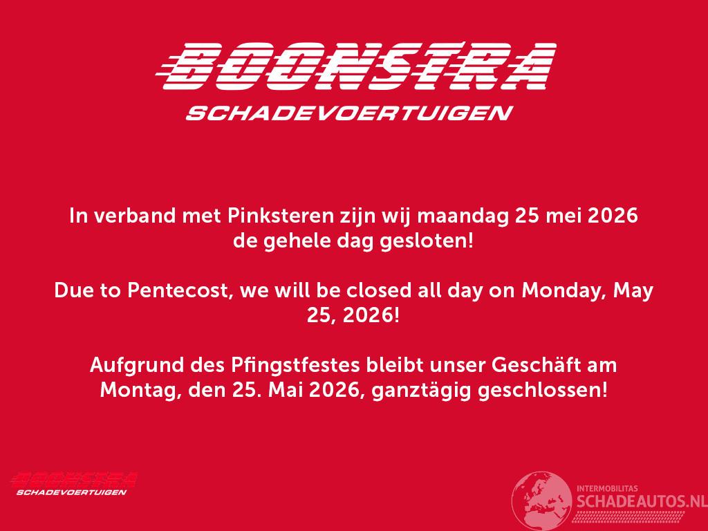 Tweede Pinksterdag gesloten