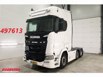 krockskadad bil vrachtwagen Scania S S450 Leder ACC Retarder Standairco 6X2 Euro 6 2018/1