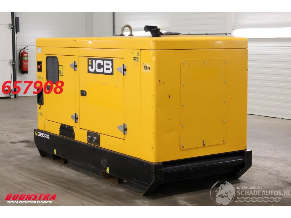 JCB G20RX G22QX 20kVA Aggregaat Genset BY 2017