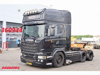 Schade vrachtwagen Scania R R580 V8 Full Air Standairco Leder 6X2 Euro 6 2014/7