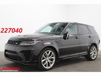 Damaged car Land Rover Range Rover sport SVR 5.0 V8 Pano LED Memory Meridian Camera 2022/10