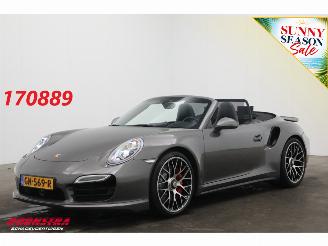 skadebil auto Porsche 911 Cabrio Turbo Sport Chrono PADM PDCC PDLS+ Burmester SHZ 2014/6