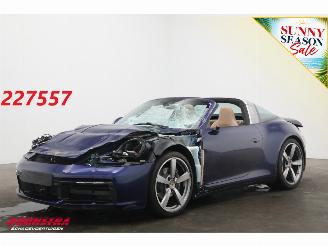 skadebil auto Porsche 911 992 Targa 4 PDK PDLS PADM Lift Bose Sport Chrono Leder Camera SHZ 5.835 km! 2023/7