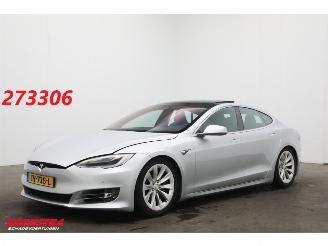 Unfallwagen Tesla Model S 100D Pano Schuif/kantel Clima Navi Memory Leder SHZ LrHZ Cruise Camera PDC 2018/11