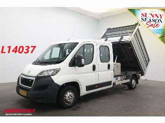 damaged commercial vehicles Peugeot Boxer 2.0 HDI Kipper DoKa 7-Pers. Airco AHK 142.333 km! 2019/7