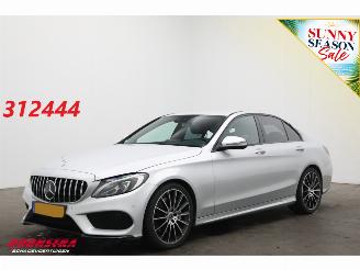 damaged passenger cars Mercedes C-klasse 300 Prestige AMG ACC Navi Clima Leder SHZ Camera PDC Bluetooth 2017/8