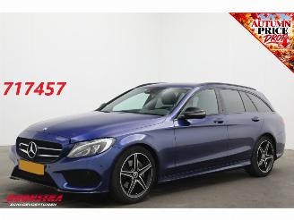 Unfallwagen Mercedes C-klasse Estate 180 AMG Navi Cruise Clima Leder Memory SHZ Camera PDC 2018/3