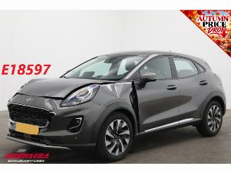uszkodzony samochody osobowe Ford Puma 1.0 EcoBoost Hybrid Titanium Cruise Navi Clima SHZ Apple/Android Camera PDC 2023/8