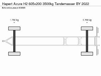 Hapert  Azure H2 605x200 3500kg Tandemasser BY 2022 picture 17