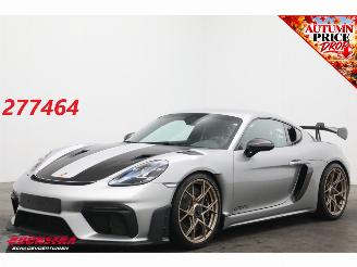 skadebil auto Porsche 718 Cayman GT4 RS Clubsport Weissach 4.0 PDK Sport Chrono Carbon Lift vPDLS+ PASM 2023/5