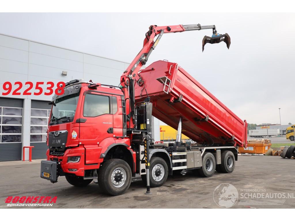 MAN TGS 43.510 8X8 Widespread Palfinger Q170Z84TI Kran 62.358 km!!