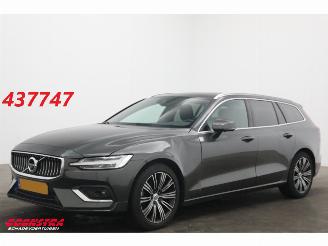 Schadeauto Volvo V-60 2.0 B3 Inscription HUD H/K Pano ACC Navi Clima SHZ LrHZ Leder Memory Apple/Android Camera PDC 2021/2