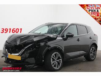 Unfallwagen Nissan Qashqai 1.3 MHEV Xtronic Business Executive ACC Navi Clima SHZ LrHZ Leder Memory Apple/Android Camera PDC 2024/2