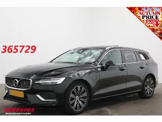 Coche accidentado Volvo V-60 2.0 T8 Twin Engine AWD R-Design Pano Navi Virtual Memory Leder SHZ LrHZ Camera PDC AHK 2019/12