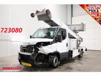 damaged commercial vehicles Iveco Daily 35S14 Böcker LAK-A11 30m ladderlift PTO Airco Cruise 2024/7