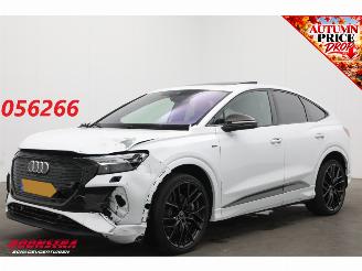 Schadeauto Audi Q4 50 quattro S edition 77 kWh Pano LED ACC HUD Camera SHZ 2023/6