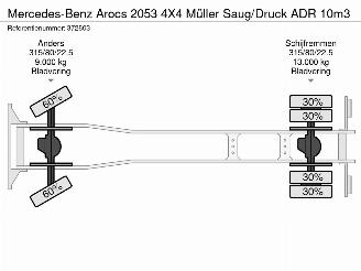 Mercedes Arocs 2053 4X4 Müller Saug/Druck ADR 10m3 picture 48