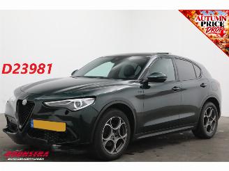 uszkodzony samochody osobowe Alfa Romeo Stelvio 2.0 T AWD Sprint Pano ACC Memory Leder SHZ LrHZ Navi Apple/Android Camera PDC 2022/2