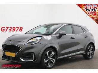 krockskadad bil auto Ford Puma 1.0 EB Hybrid ST-Line Vignale B&O Cruise Navi Leder SHZ Virtual Apple/Android Camera PDC 2021/11