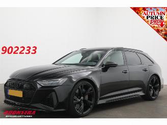 Schadeauto Audi Rs6 Avant 4.0 TFSI quattro 305km/u Keramik Pano 360° Matrix HUD B&O 3D LrHZ ACC 2022/1