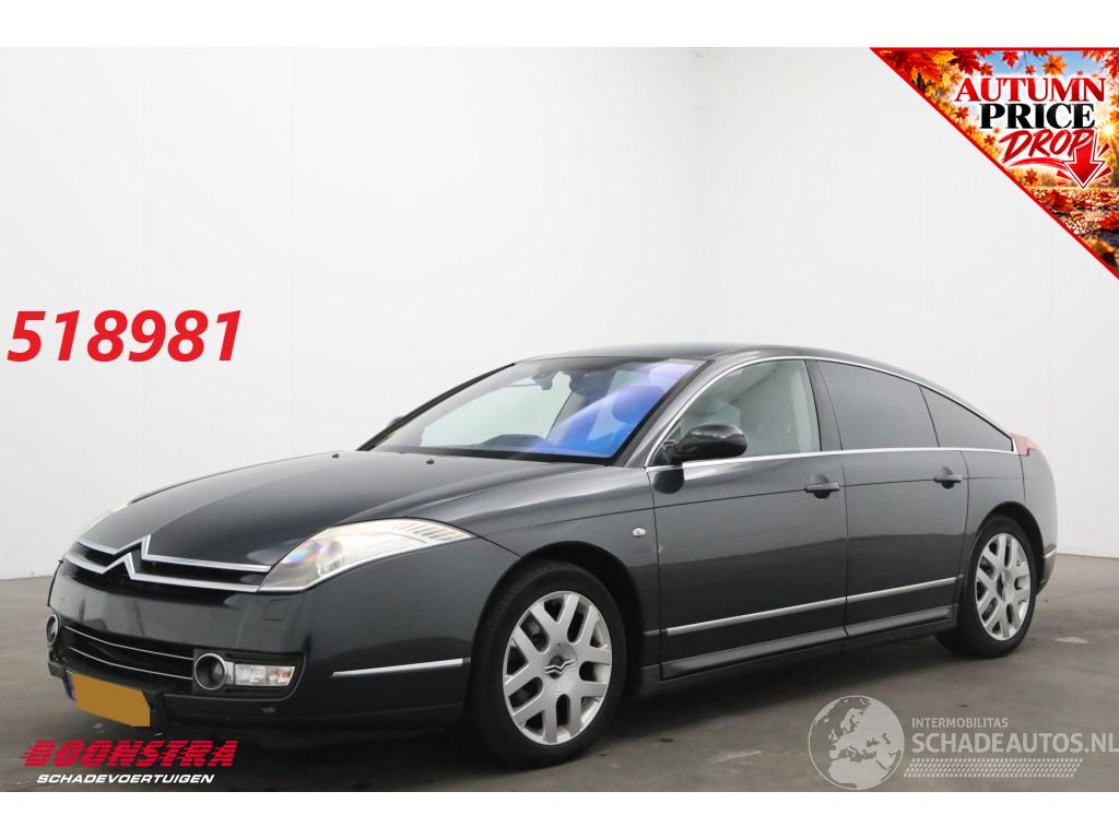 Citroën C6 3.0 V6 Exclusive Hydropneumatisch HUD Cruise Navi Leder Memory PDC Bluetooth Clima